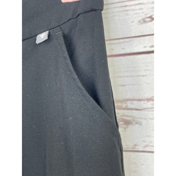 FIGS Satura Seamed Front High Waist Scrub Pants Trouser Black Small - Picture 4 of 6